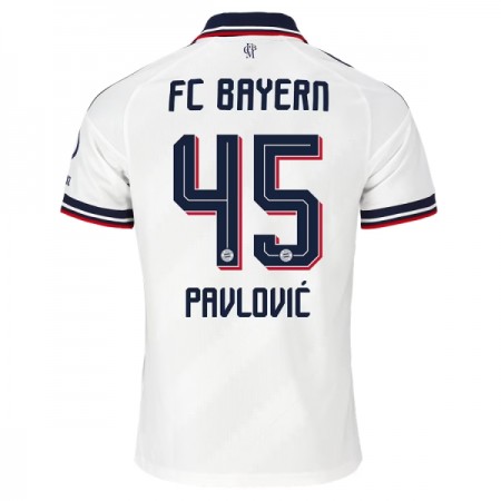 Virallinen pelipaita FC Bayern München Pavlovic 45 Vieras 2026-27 Lyhythihainen - Miesten