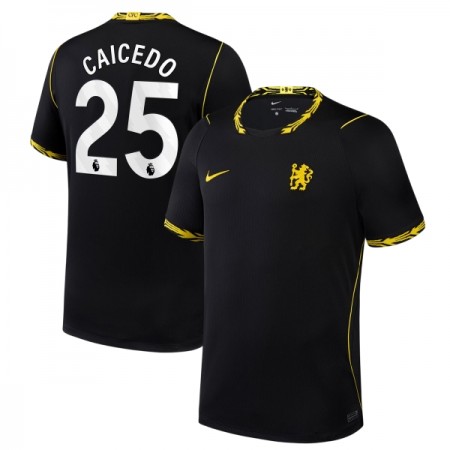 Virallinen pelipaita Chelsea Caicedo 25 Vieras 2026-27 Lyhythihainen - Miesten Virallinen pelipaita Chelsea Caicedo 25 Vieras 2026-27 Lyhythihainen - Miesten