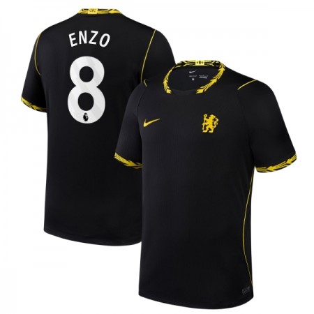 Virallinen pelipaita Chelsea Enzo 8 Vieras 2026-27 Lyhythihainen - Miesten Virallinen pelipaita Chelsea Enzo 8 Vieras 2026-27 Lyhythihainen - Miesten