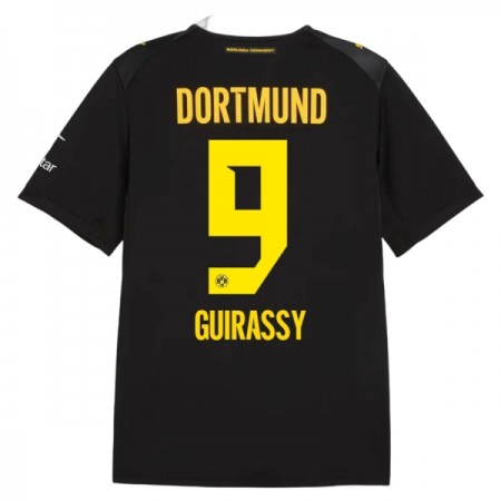Virallinen pelipaita Borussia Dortmund Guirassy 9 Vieras 2026-27 Lyhythihainen - Miesten Virallinen pelipaita Borussia Dortmund Guirassy 9 Vieras 2026-27 Lyhythihainen - Miesten
