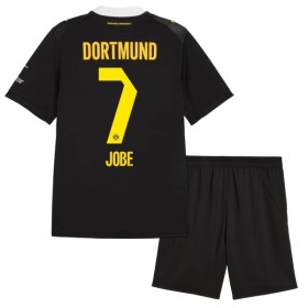 Virallinen pelipaita Borussia Dortmund Jobe 7 Vieras 2026-27 Lyhythihainen - Lasten ( + Lyhyet housut )