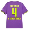 Virallinen pelipaita Borussia Dortmund N. Schlotterbeck 4 Kolmas 2026-27 Lyhythihainen - Miesten