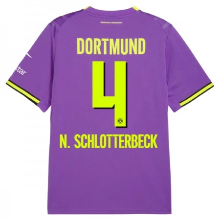 Virallinen pelipaita Borussia Dortmund N. Schlotterbeck 4 Kolmas 2026-27 Lyhythihainen - Miesten