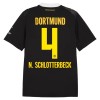 Virallinen pelipaita Borussia Dortmund N. Schlotterbeck 4 Vieras 2026-27 Lyhythihainen - Miesten Virallinen pelipaita Borussia Dortmund N. Schlotterbeck 4 Vieras 2026-27 Lyhythihainen - Miesten