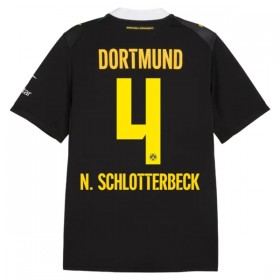 Virallinen pelipaita Borussia Dortmund N. Schlotterbeck 4 Vieras 2026-27 Lyhythihainen - Miesten