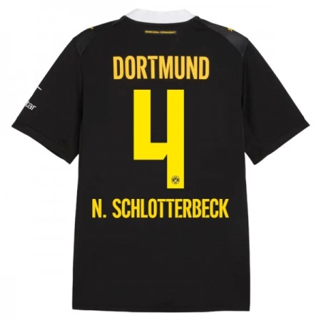 Virallinen pelipaita Borussia Dortmund N. Schlotterbeck 4 Vieras 2026-27 Lyhythihainen - Miesten Virallinen pelipaita Borussia Dortmund N. Schlotterbeck 4 Vieras 2026-27 Lyhythihainen - Miesten