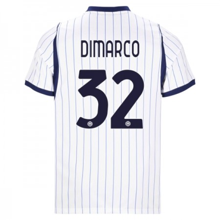 Virallinen pelipaita Inter Milan Dimarco 32 Vieras 2026-27 Lyhythihainen - Miesten Virallinen pelipaita Inter Milan Dimarco 32 Vieras 2026-27 Lyhythihainen - Miesten
