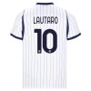 Virallinen pelipaita Inter Milan Lautaro 10 Vieras 2026-27 Lyhythihainen - Miesten Virallinen pelipaita Inter Milan Lautaro 10 Vieras 2026-27 Lyhythihainen - Miesten
