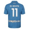 Virallinen pelipaita SSC Napoli De Bruyne 11 Koti 2026-27 Lyhythihainen - Miesten Virallinen pelipaita SSC Napoli De Bruyne 11 Koti 2026-27 Lyhythihainen - Miesten