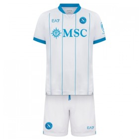 Virallinen pelipaita SSC Napoli Vieras 2026-27 Lyhythihainen - Lasten ( + Lyhyet housut )