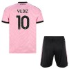 Virallinen pelipaita Juventus Yildiz 10 Vieras 2026-27 Lyhythihainen - Lasten ( + Lyhyet housut ) Virallinen pelipaita Juventus Yildiz 10 Vieras 2026-27 Lyhythihainen - Lasten ( + Lyhyet housut )