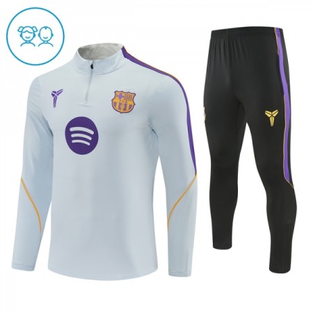 Barcelona Training Huppari 2026-27 Neljännes-Zip Valkoinen - Lasten Barcelona Training Huppari 2026-27 Neljännes-Zip Valkoinen - Lasten