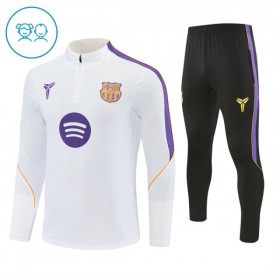 Barcelona Training Huppari 2026-27 Neljännes-Zip Valkoinen - Lasten