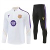 Barcelona Training Huppari 2026-27 Neljännes-Zip Valkoinen - Miesten Barcelona Training Huppari 2026-27 Neljännes-Zip Valkoinen - Miesten