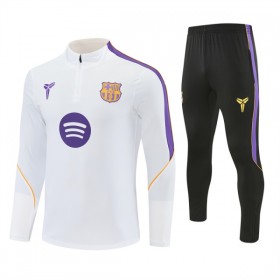 Barcelona Training Huppari 2026-27 Neljännes-Zip Valkoinen - Miesten
