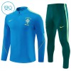 Brasilia Training Huppari 2026-27 Neljännes-Zip Sininen - Lasten Brasilia Training Huppari 2026-27 Neljännes-Zip Sininen - Lasten