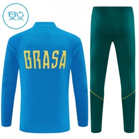 Brasilia Training Huppari 2026-27 Neljännes-Zip Sininen - Lasten