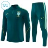 Brasilia Training Huppari 2026-27 Neljännes-Zip Vihreä - Lasten Brasilia Training Huppari 2026-27 Neljännes-Zip Vihreä - Lasten