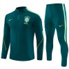 Brasilia Training Huppari 2026-27 Neljännes-Zip Vihreä - Miesten Brasilia Training Huppari 2026-27 Neljännes-Zip Vihreä - Miesten