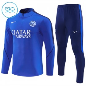 Inter Milan Training Huppari 2026-27 Neljännes-Zip Sininen - Lasten