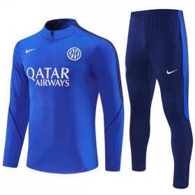 Inter Milan Training Huppari 2026-27 Neljännes-Zip Sininen - Miesten