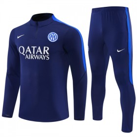 Inter Milan Training Huppari 2026-27 Neljännes-Zip Sininen - Miesten