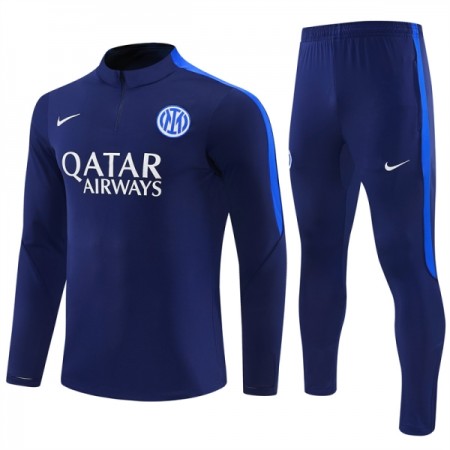 Inter Milan Training Huppari 2026-27 Neljännes-Zip Sininen - Miesten Inter Milan Training Huppari 2026-27 Neljännes-Zip Sininen - Miesten