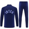 Inter Milan Training Huppari 2026-27 Neljännes-Zip Sininen - Miesten
