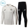 Manchester City Training Huppari 2026-27 Neljännes-Zip Harmaa - Lasten Manchester City Training Huppari 2026-27 Neljännes-Zip Harmaa - Lasten