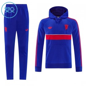 Manchester United Hoodie Training Huppari 2026-27 Sininen - Lasten