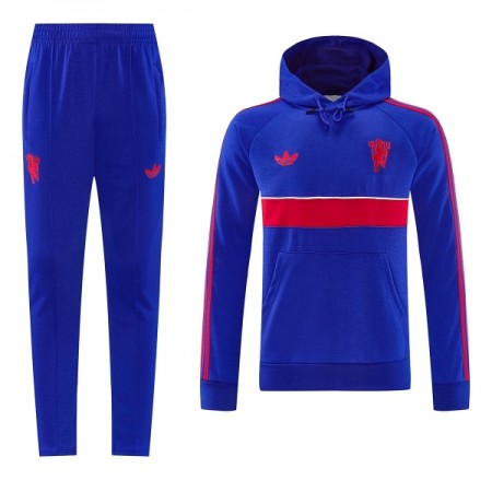Manchester United Hoodie Training Huppari 2026-27 Sininen - Miesten Manchester United Hoodie Training Huppari 2026-27 Sininen - Miesten