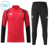 Manchester United Training Huppari 2026-27 Neljännes-Zip Punainen - Lasten Manchester United Training Huppari 2026-27 Neljännes-Zip Punainen - Lasten