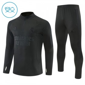 Real Madrid Training Huppari 2026-27 Neljännes-Zip Musta - Lasten