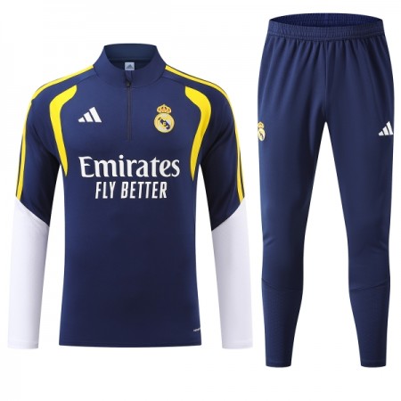 Real Madrid Training Huppari 2026-27 Neljännes-Zip Sininen - Miesten Real Madrid Training Huppari 2026-27 Neljännes-Zip Sininen - Miesten