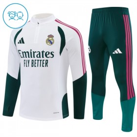 Real Madrid Training Huppari 2026-27 Neljännes-Zip Valkoinen - Lasten