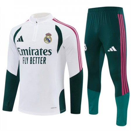 Real Madrid Training Huppari 2026-27 Neljännes-Zip Valkoinen - Miesten Real Madrid Training Huppari 2026-27 Neljännes-Zip Valkoinen - Miesten