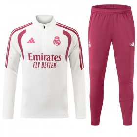 Real Madrid Training Huppari 2026-27 Neljännes-Zip Valkoinen - Miesten