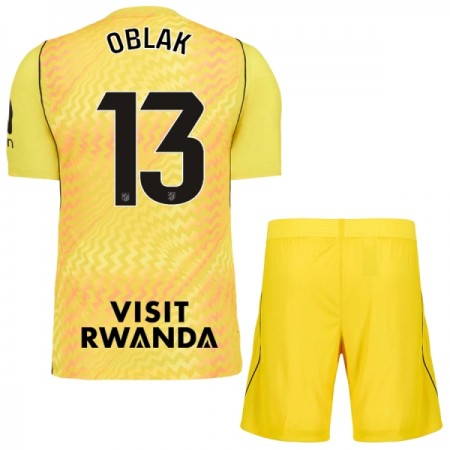 Virallinen pelipaita Atlético Madrid Oblak 13 Maalivahti 2026-27 Lyhythihainen Keltainen - Lasten ( + Lyhyet housut ) Virallinen pelipaita Atlético Madrid Oblak 13 Maalivahti 2026-27 Lyhythihainen Keltainen - Lasten ( + Lyhyet housut )
