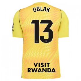Virallinen pelipaita Atlético Madrid Oblak 13 Maalivahti 2026-27 Lyhythihainen Keltainen - Miesten