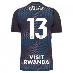 Virallinen pelipaita Atlético Madrid Oblak 13 Maalivahti 2026-27 Lyhythihainen Musta - Miesten