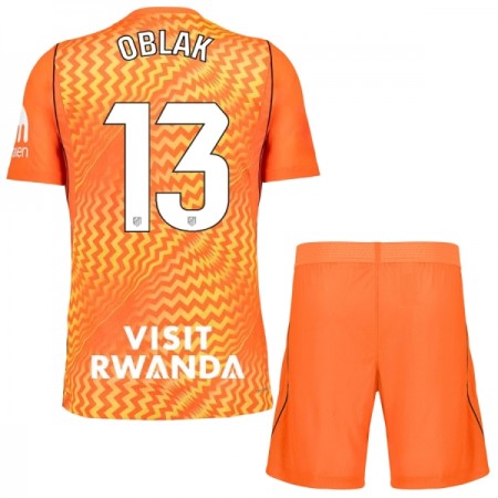 Virallinen pelipaita Atlético Madrid Oblak 13 Maalivahti 2026-27 Lyhythihainen Oranssi - Lasten ( + Lyhyet housut ) Virallinen pelipaita Atlético Madrid Oblak 13 Maalivahti 2026-27 Lyhythihainen Oranssi - Lasten ( + Lyhyet housut )
