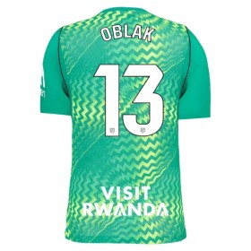 Virallinen pelipaita Atlético Madrid Oblak 13 Maalivahti 2026-27 Lyhythihainen Vihreä - Miesten