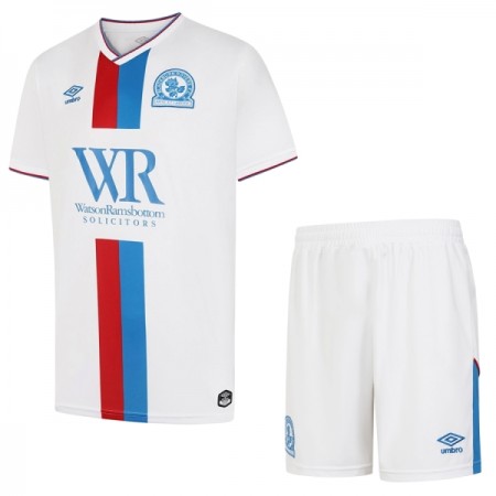 Virallinen pelipaita Blackburn Rovers Vieras 2026-27 Lyhythihainen - Lasten ( + Lyhyet housut ) Virallinen pelipaita Blackburn Rovers Vieras 2026-27 Lyhythihainen - Lasten ( + Lyhyet housut )