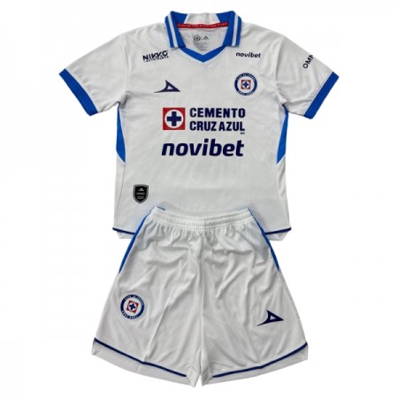 Virallinen pelipaita Cruz Azul Vieras 2026-27 Lyhythihainen - Lasten ( + Lyhyet housut ) Virallinen pelipaita Cruz Azul Vieras 2026-27 Lyhythihainen - Lasten ( + Lyhyet housut )