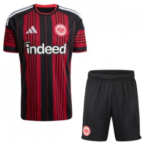 Virallinen pelipaita Eintracht Frankfurt Koti 2026-27 Lyhythihainen - Lasten ( + Lyhyet housut )