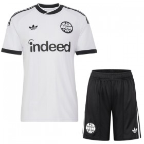 Virallinen pelipaita Eintracht Frankfurt Vieras 2026-27 Lyhythihainen - Lasten ( + Lyhyet housut )
