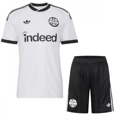 Virallinen pelipaita Eintracht Frankfurt Vieras 2026-27 Lyhythihainen - Lasten ( + Lyhyet housut )