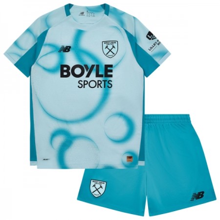 Virallinen pelipaita West Ham United Kolmas 2026-27 Lyhythihainen - Lasten ( + Lyhyet housut )