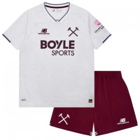Virallinen pelipaita West Ham United Vieras 2026-27 Lyhythihainen - Lasten ( + Lyhyet housut )
