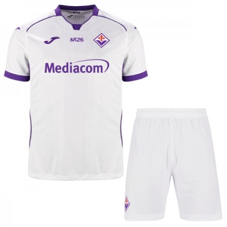 Virallinen pelipaita AC Fiorentina Vieras 2026-27 Lyhythihainen - Lasten ( + Lyhyet housut ) Virallinen pelipaita AC Fiorentina Vieras 2026-27 Lyhythihainen - Lasten ( + Lyhyet housut )